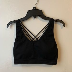VS Sport Black Strappy Sports Bra